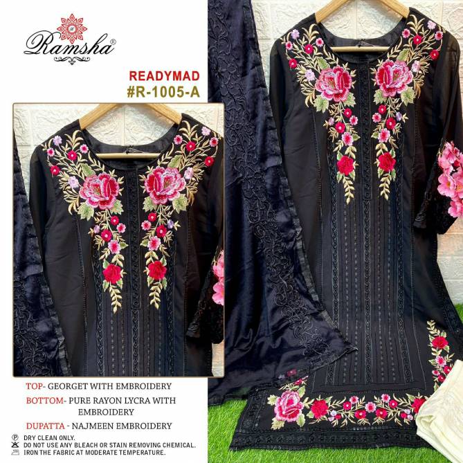 Ramsha R 1005 Readymade Pakistani Suits Catalog
